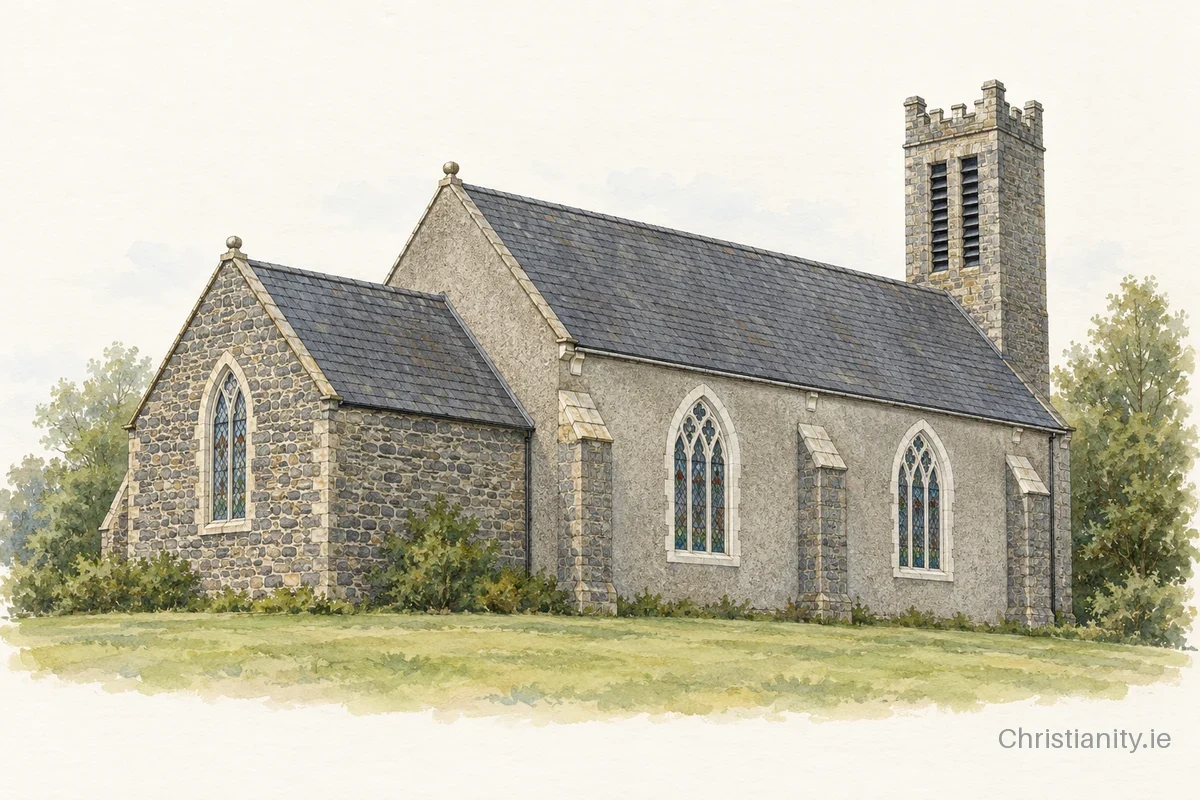 Watercolour and ink illustration of Agher
