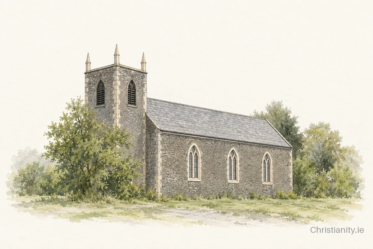 Watercolour and ink illustration of Ardnageehy Mary (Glenville)