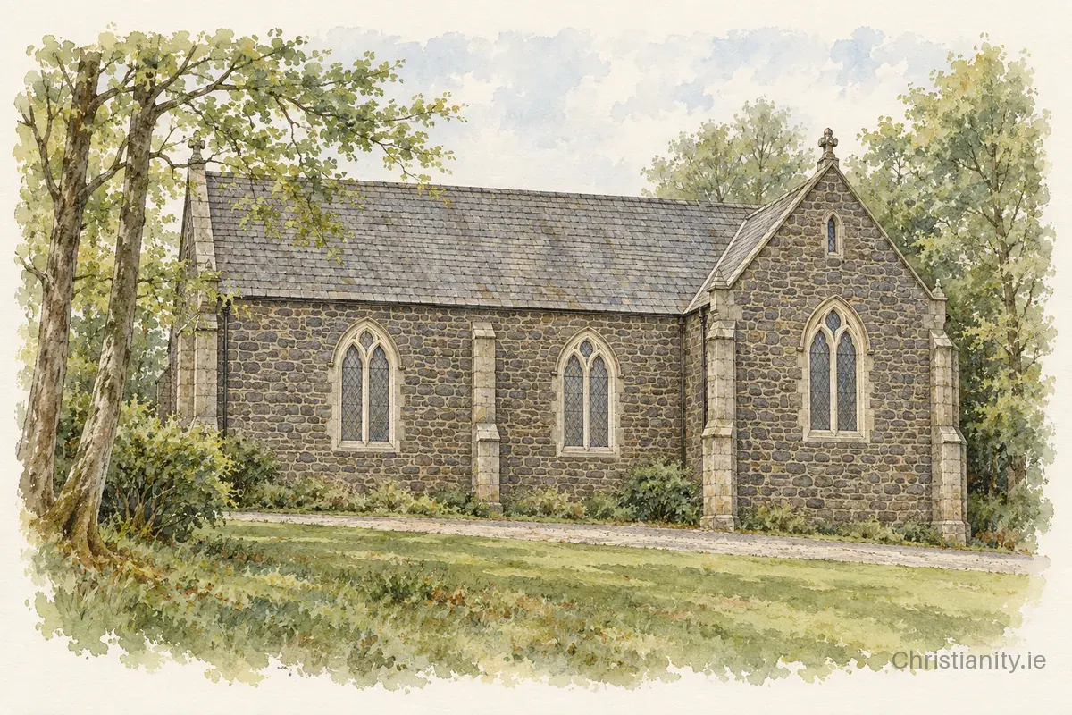 Watercolour and ink illustration of Carrick