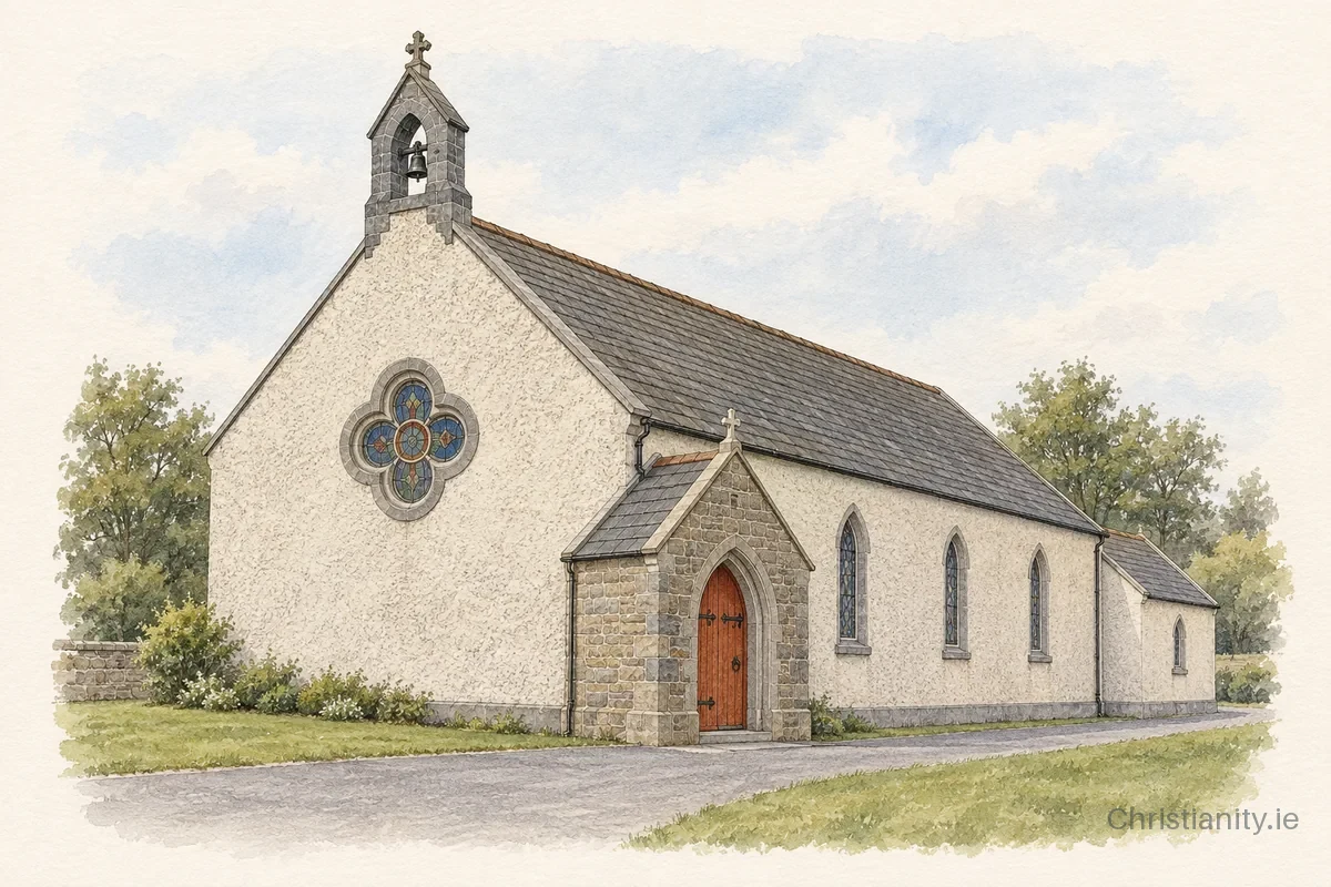 Watercolour and ink illustration of Church of the Nativity