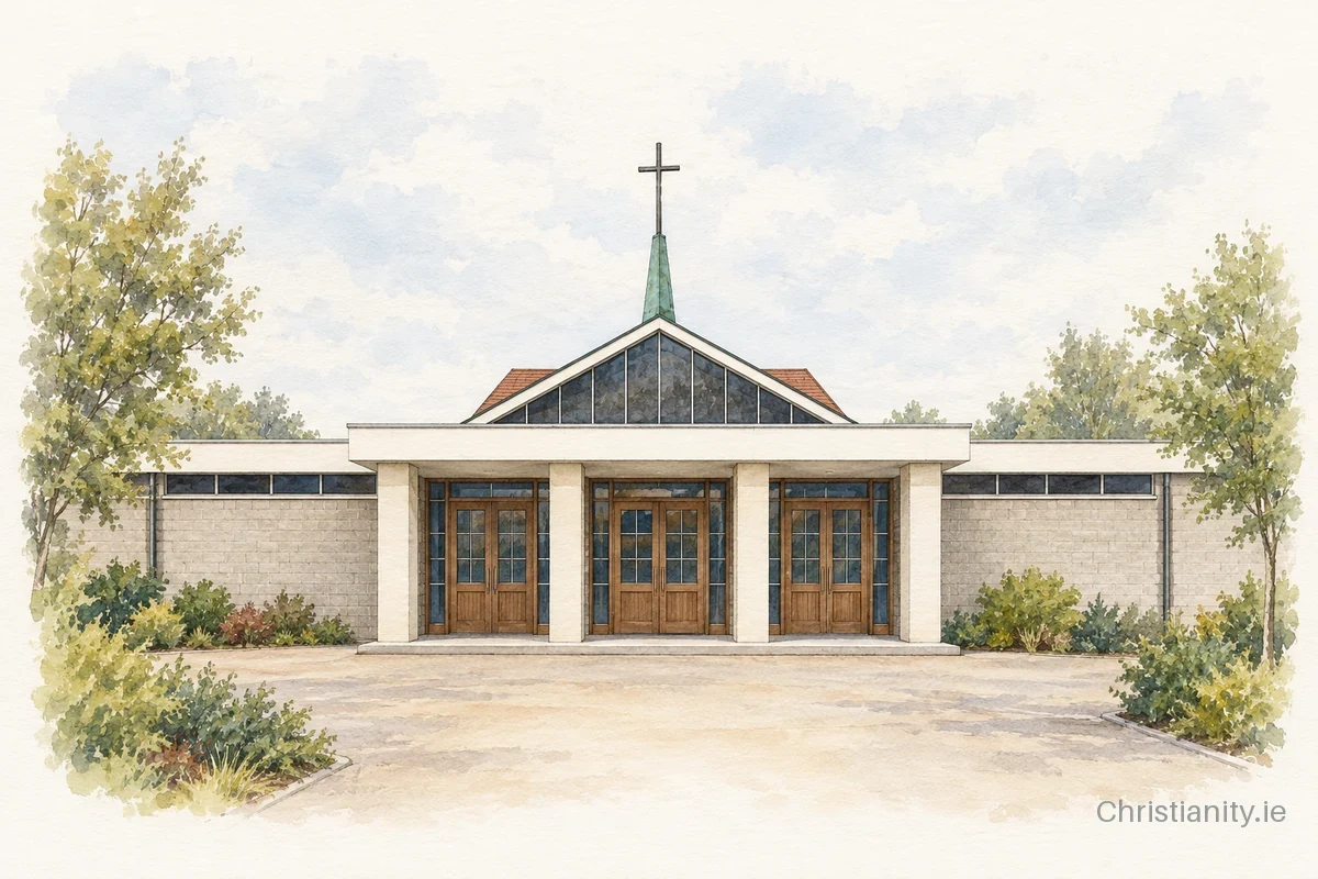 Watercolour and ink illustration of Church of the Resurrection