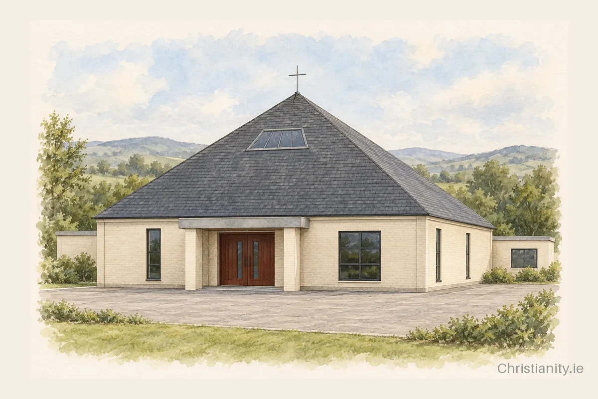 Watercolour and ink illustration of Church of the Resurrection
