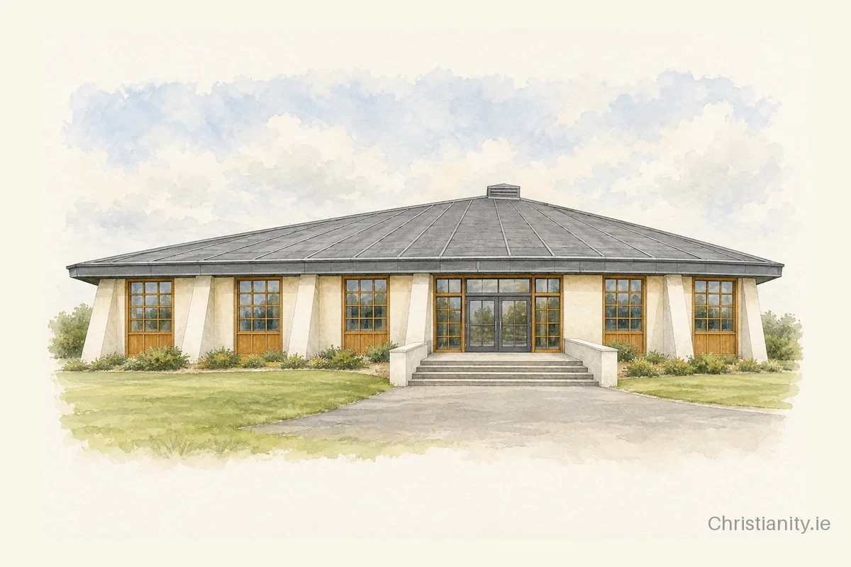 Watercolour and ink illustration of Church of the Transfiguration