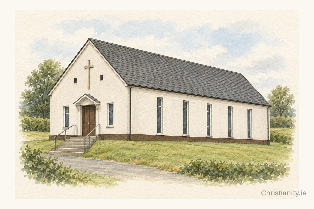 Watercolour and ink illustration of Colin St Andrew