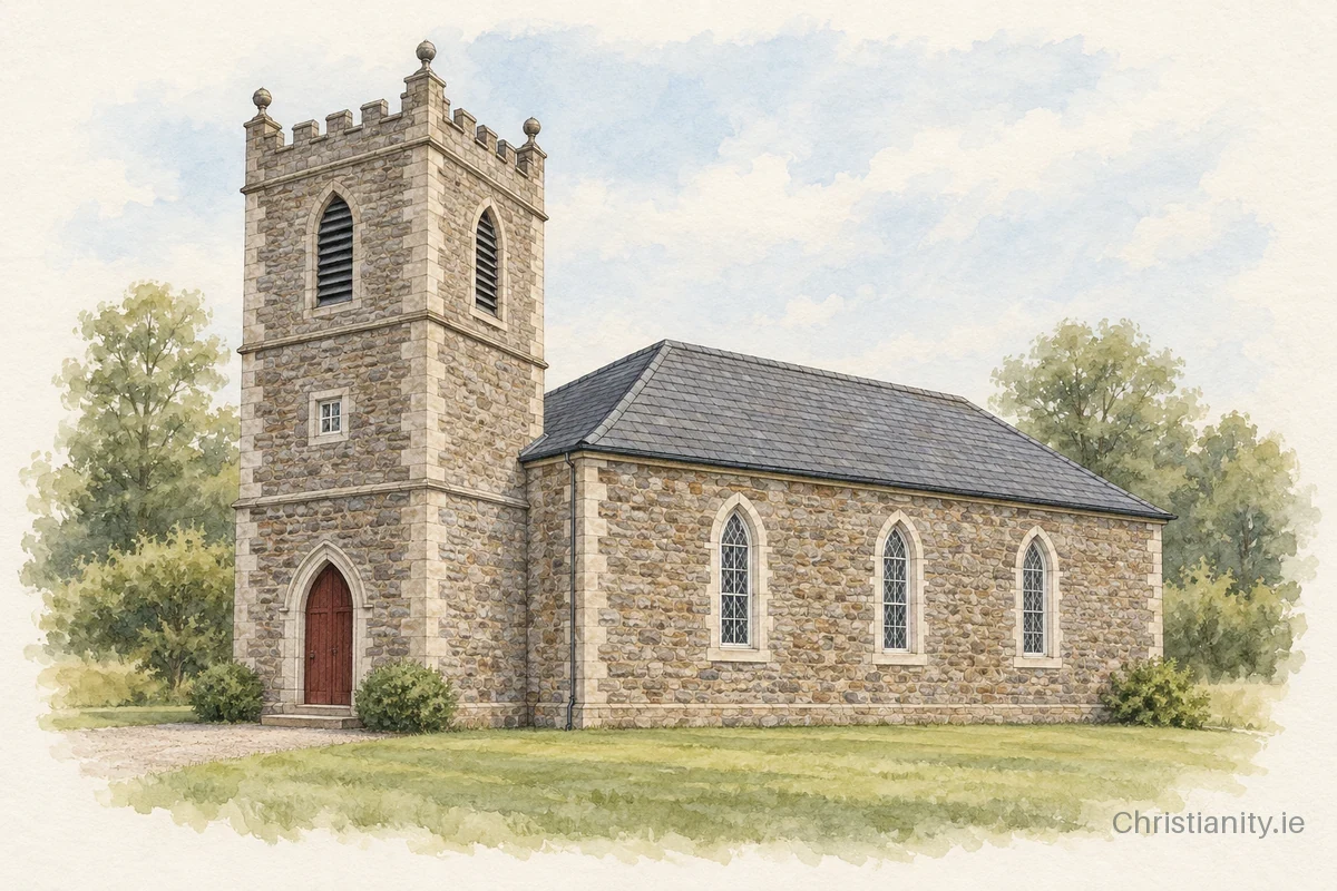 Watercolour and ink illustration of Denn (Denmore)