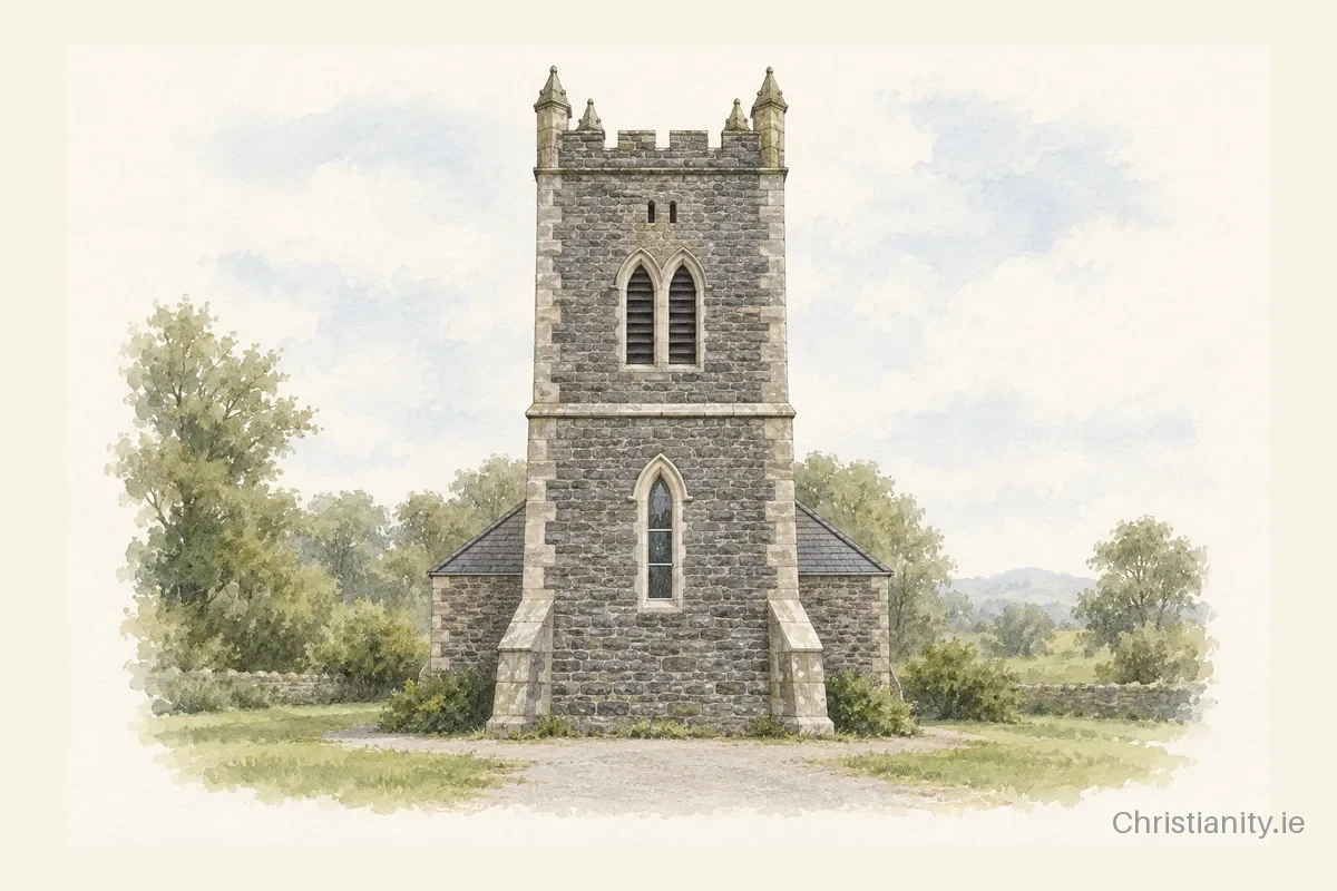 Watercolour and ink illustration of Dorrha (Graigue)