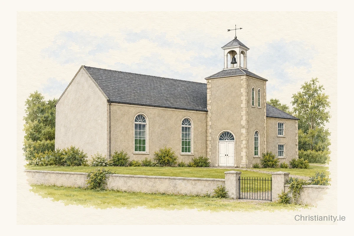 Watercolour and ink illustration of Gracefield