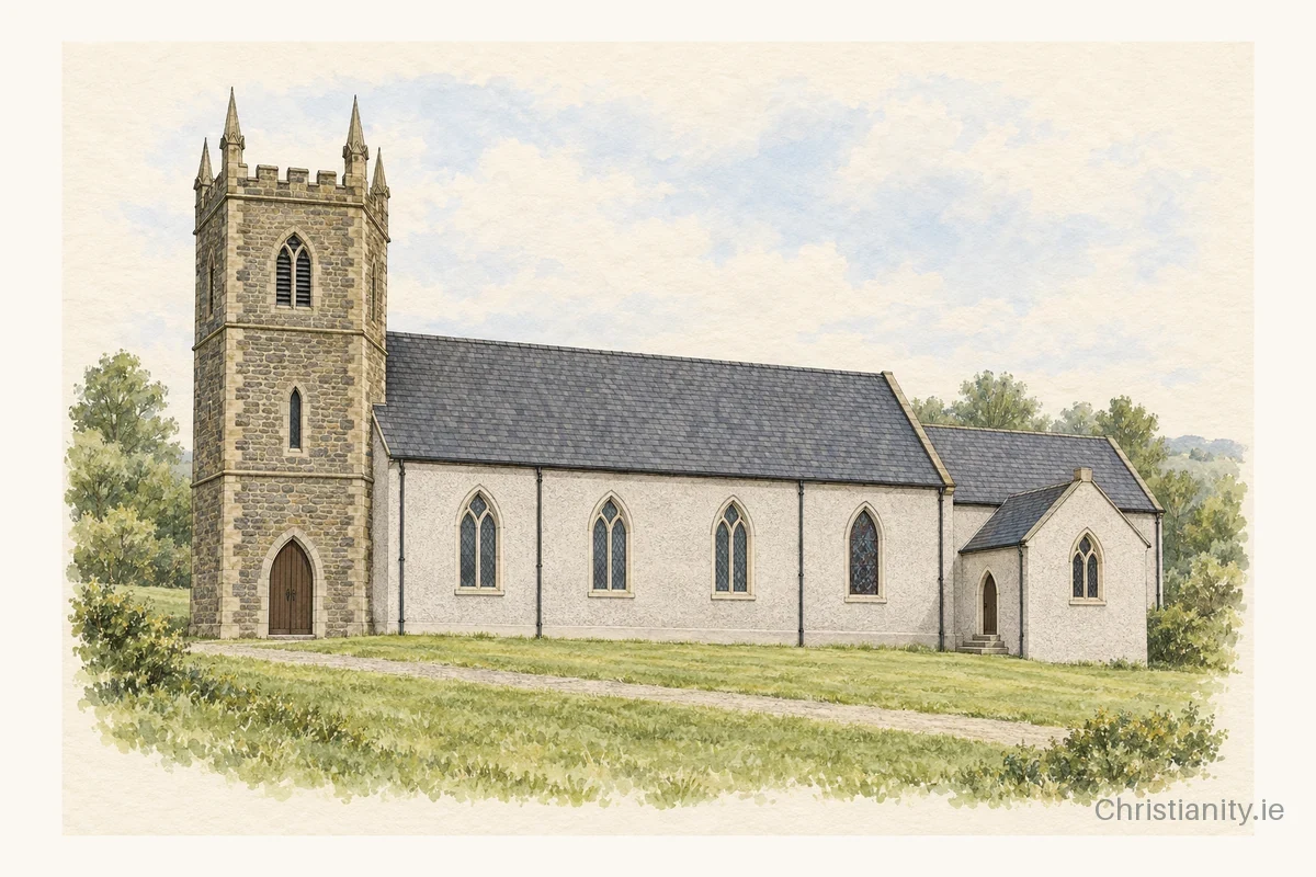 Watercolour and ink illustration of Kilmore (Kilnahatten)