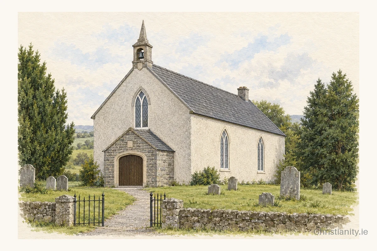 Watercolour and ink illustration of Learmount (Park)