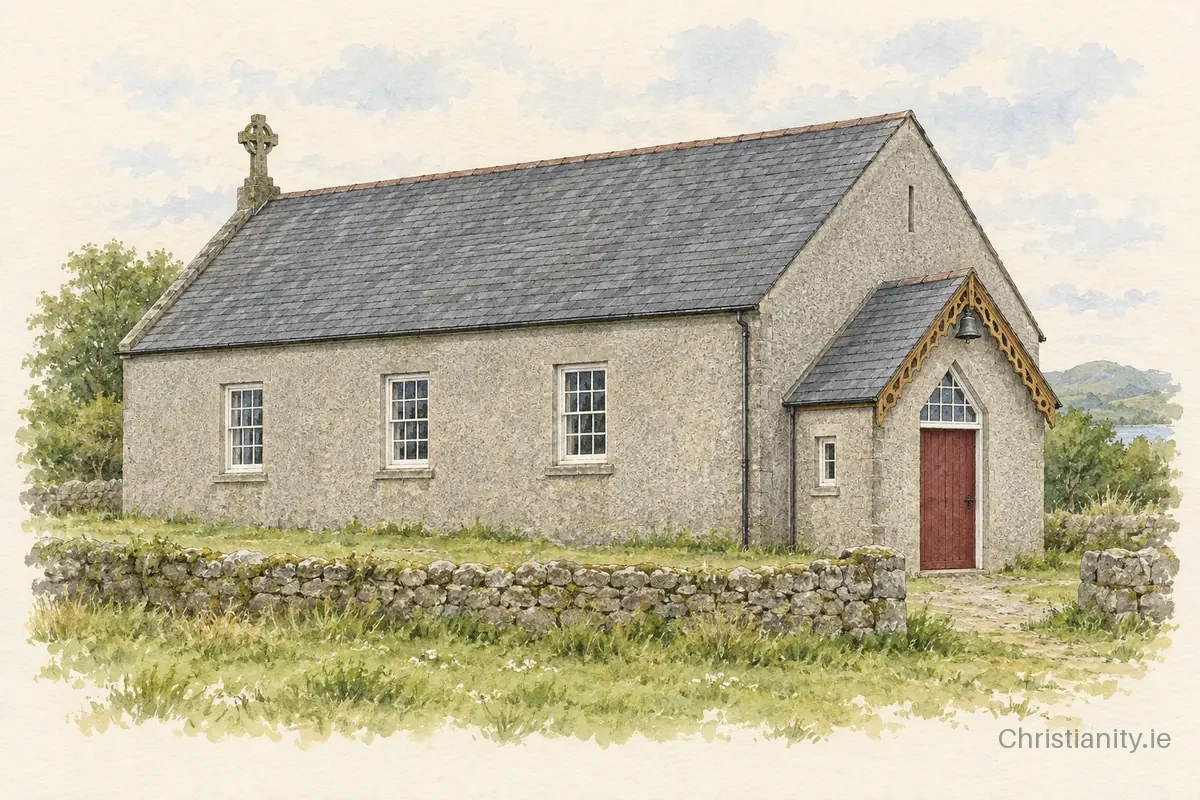 Watercolour and ink illustration of Leatbeg