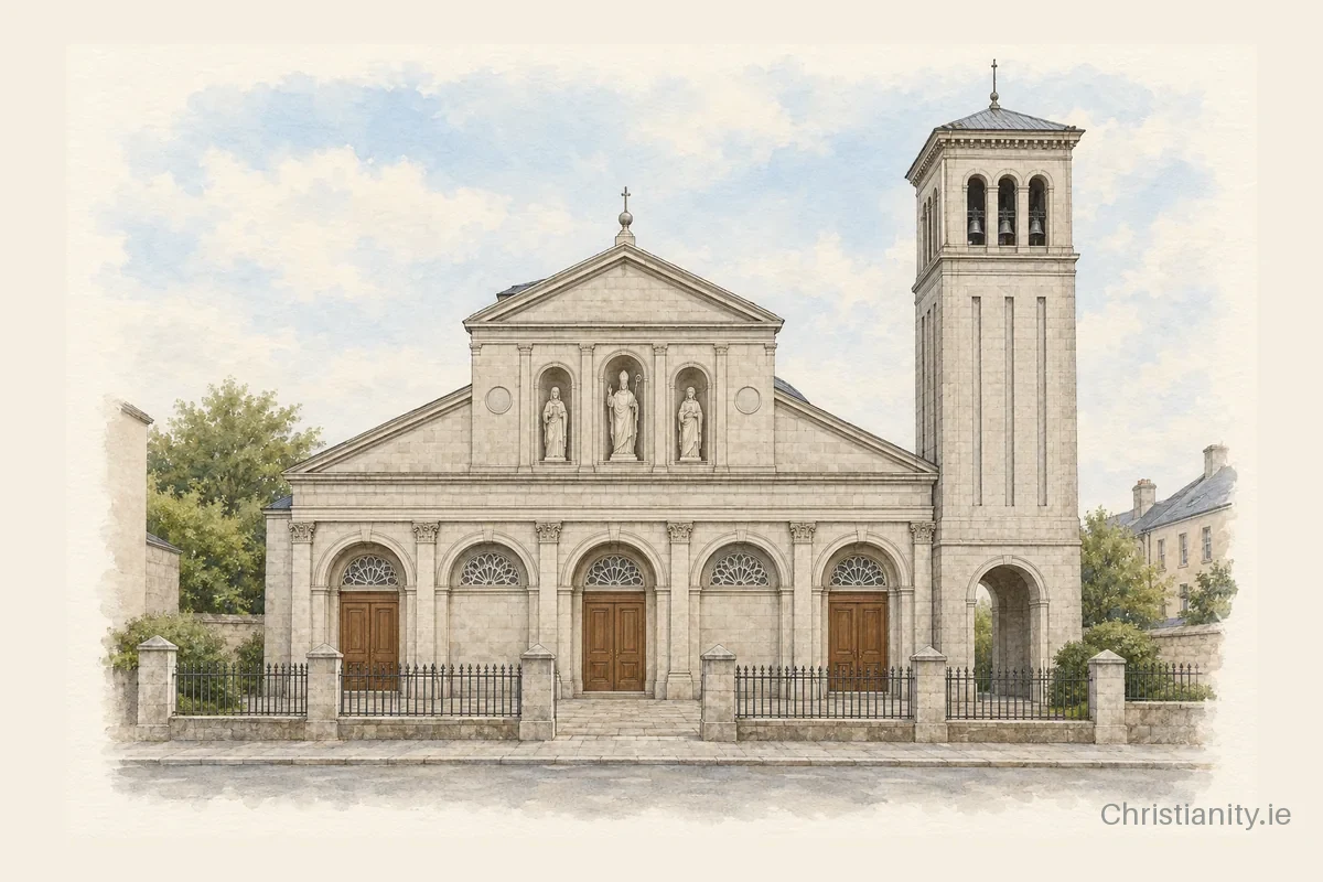 Watercolour and ink illustration of St. Nicholas