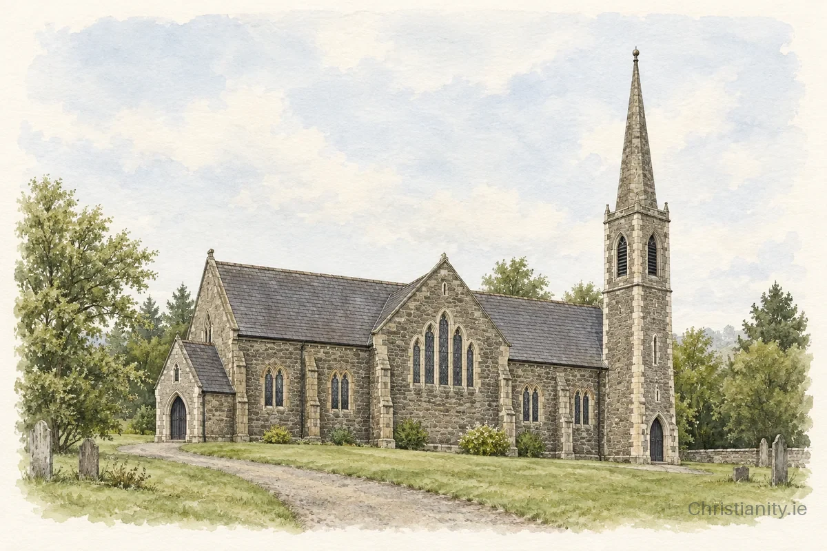 Watercolour and ink illustration of Saint Pauls