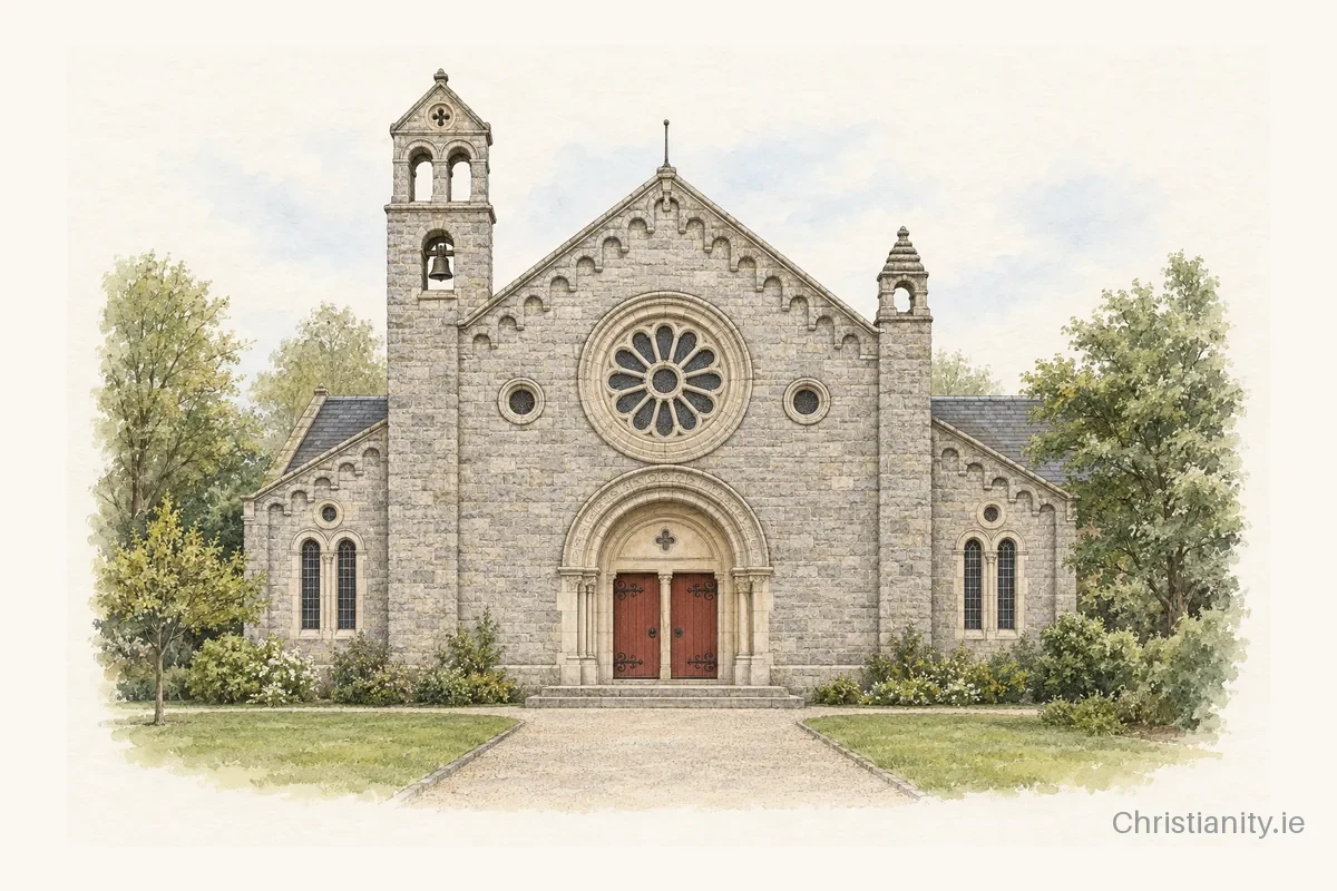 Watercolour and ink illustration of Sandford (Ranelagh)