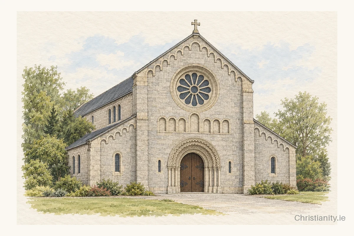 Watercolour and ink illustration of St. Agnes