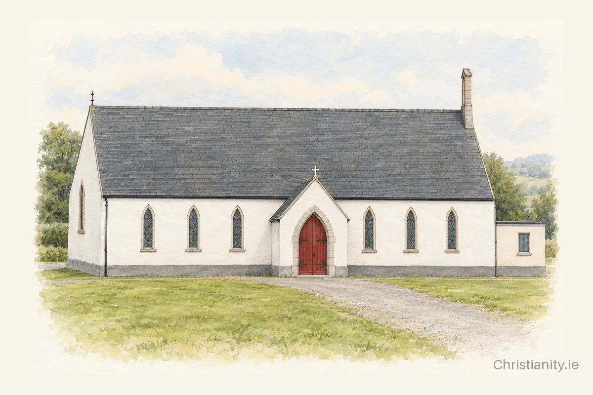 Watercolour and ink illustration of St John the Baptist