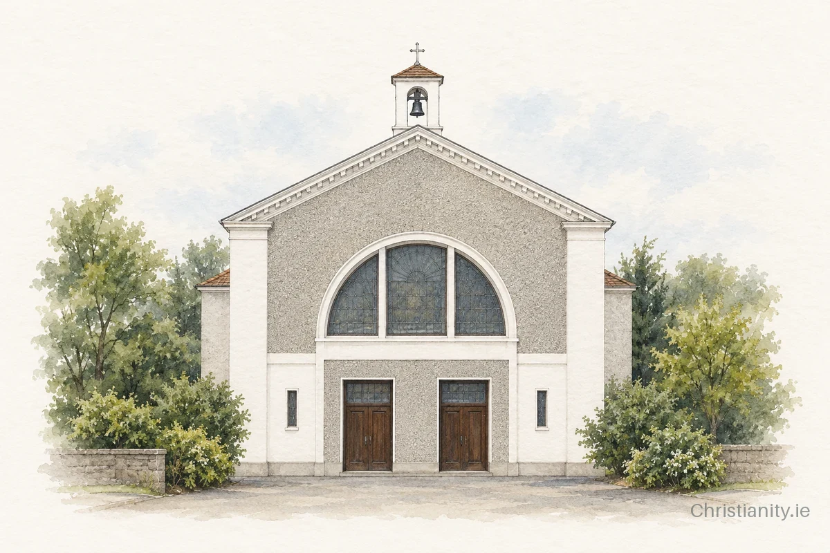 Watercolour and ink illustration of St. Joseph