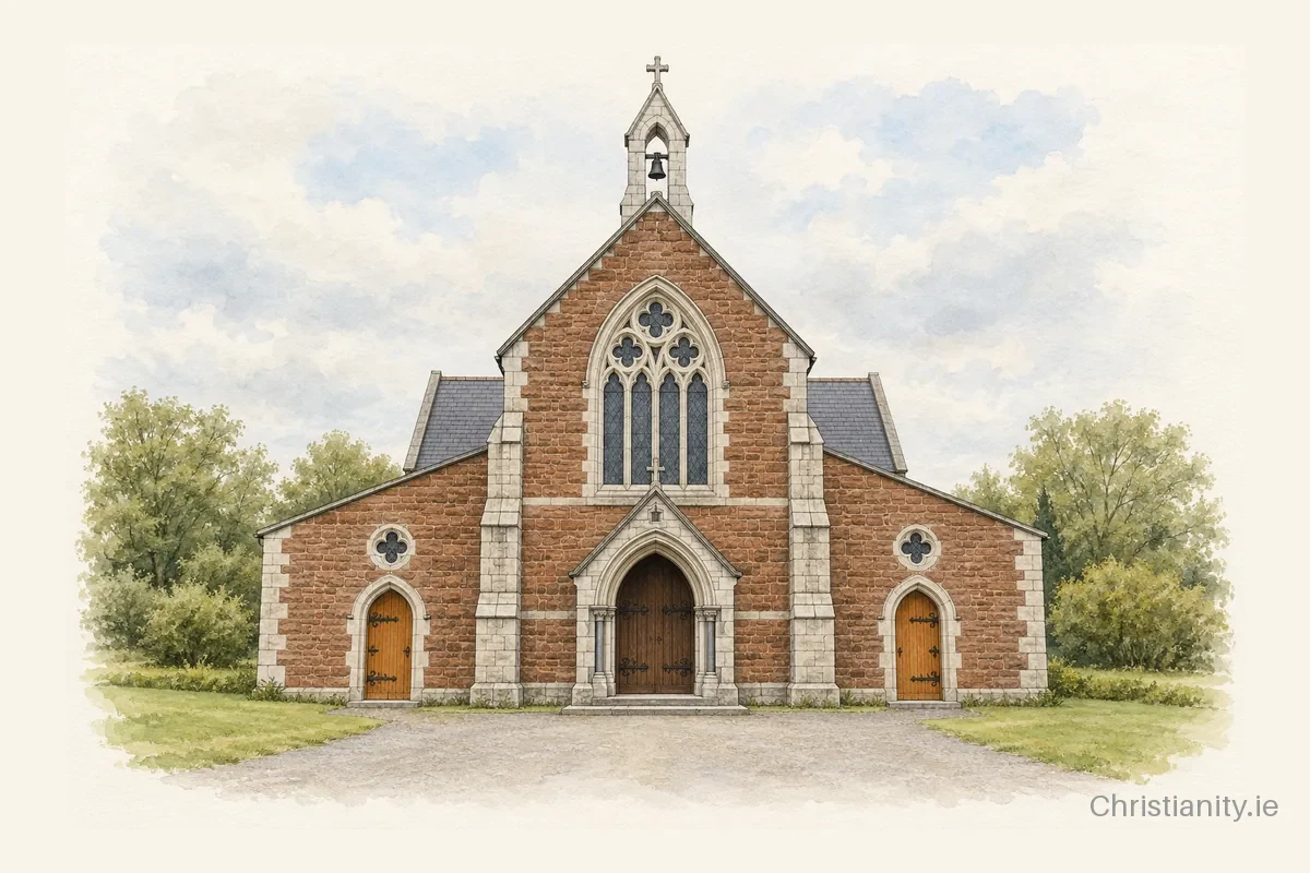 Watercolour and ink illustration of St. Joseph