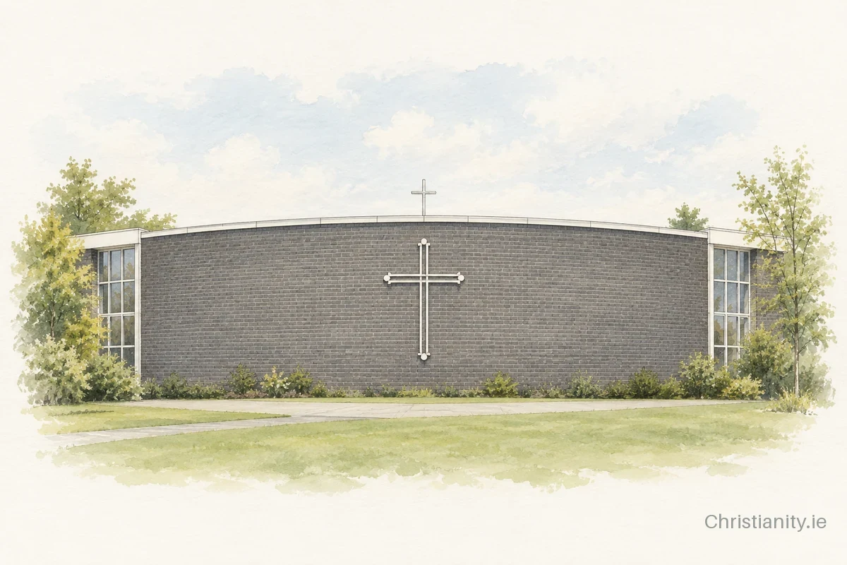 Watercolour and ink illustration of St. Laurence O'Toole