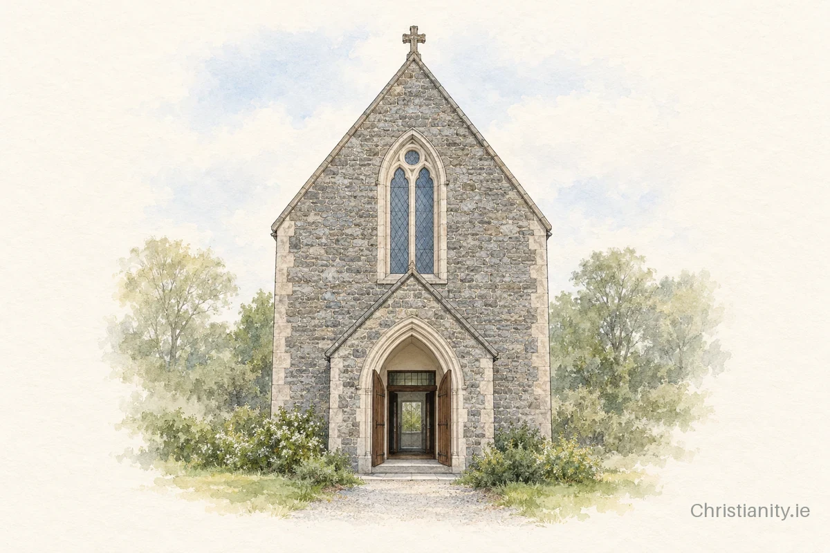 Watercolour and ink illustration of St. Margaret