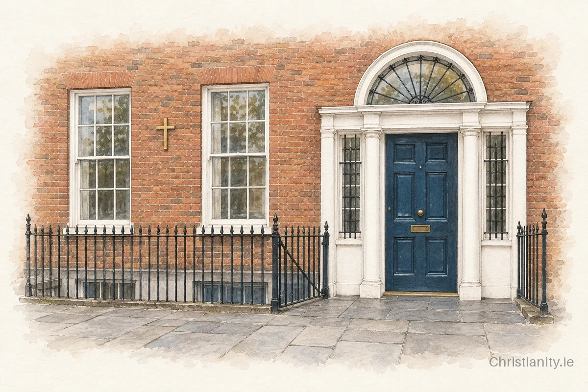 Watercolour and ink illustration of St Martin's