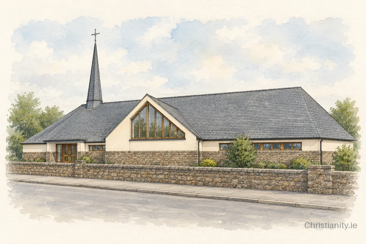 Watercolour and ink illustration of St. Nicholas