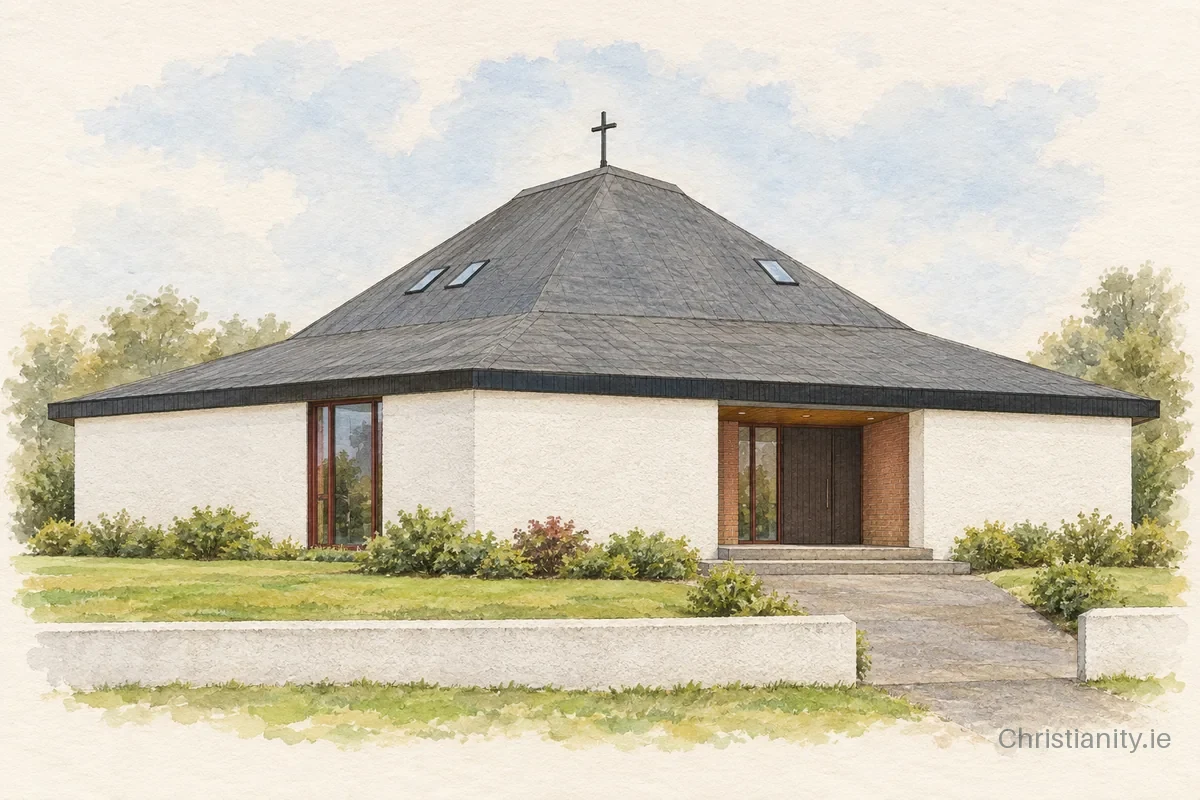 Watercolour and ink illustration of St Oliver Plunkett