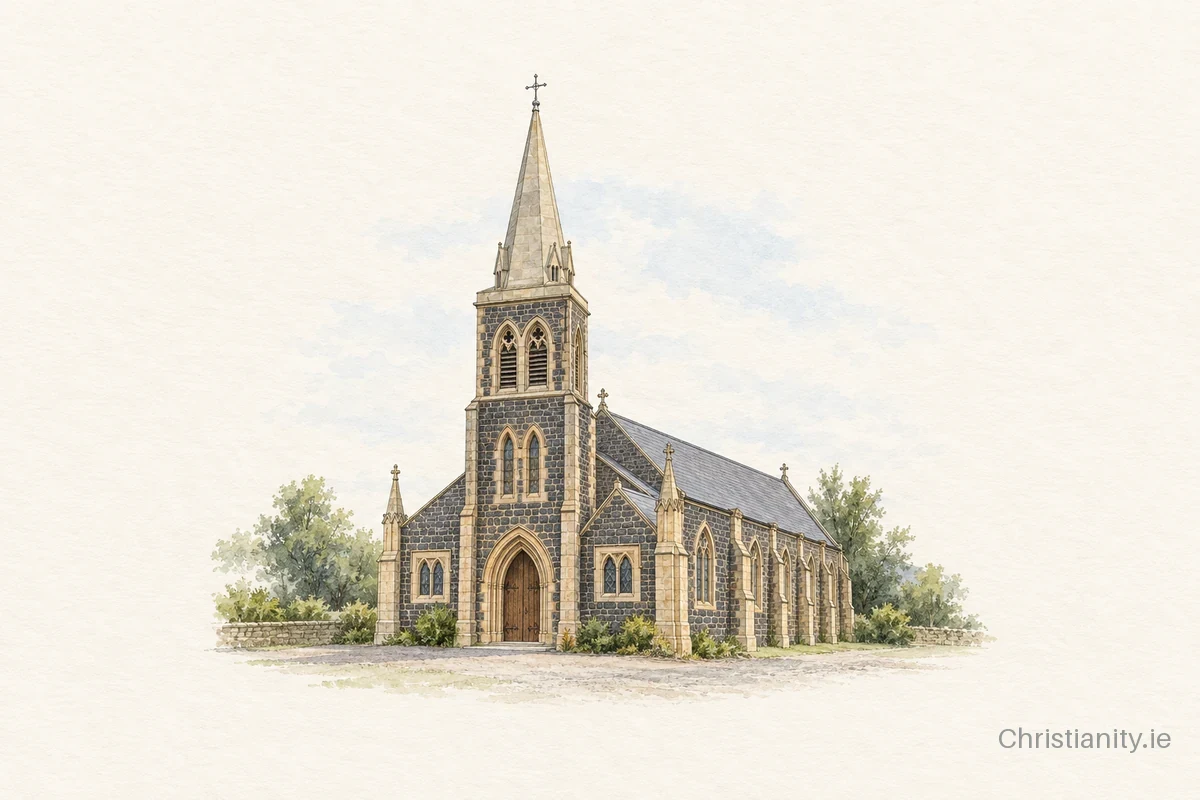 Watercolour and ink illustration of St. Teresa