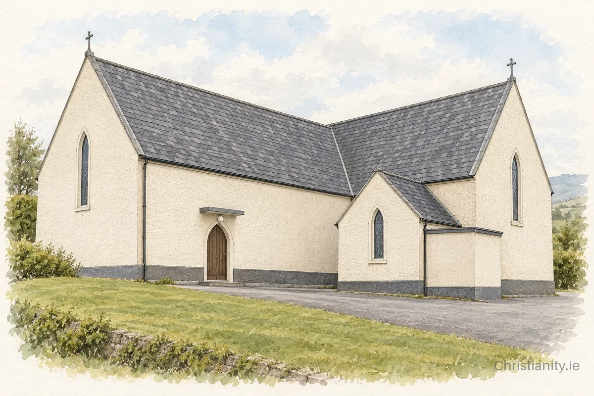 Watercolour and ink illustration of St Thomas’ Church