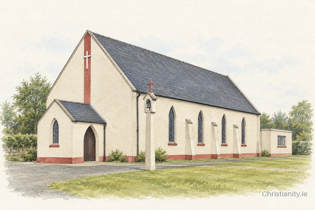 Watercolour and ink illustration of The Most Holy Redeemer